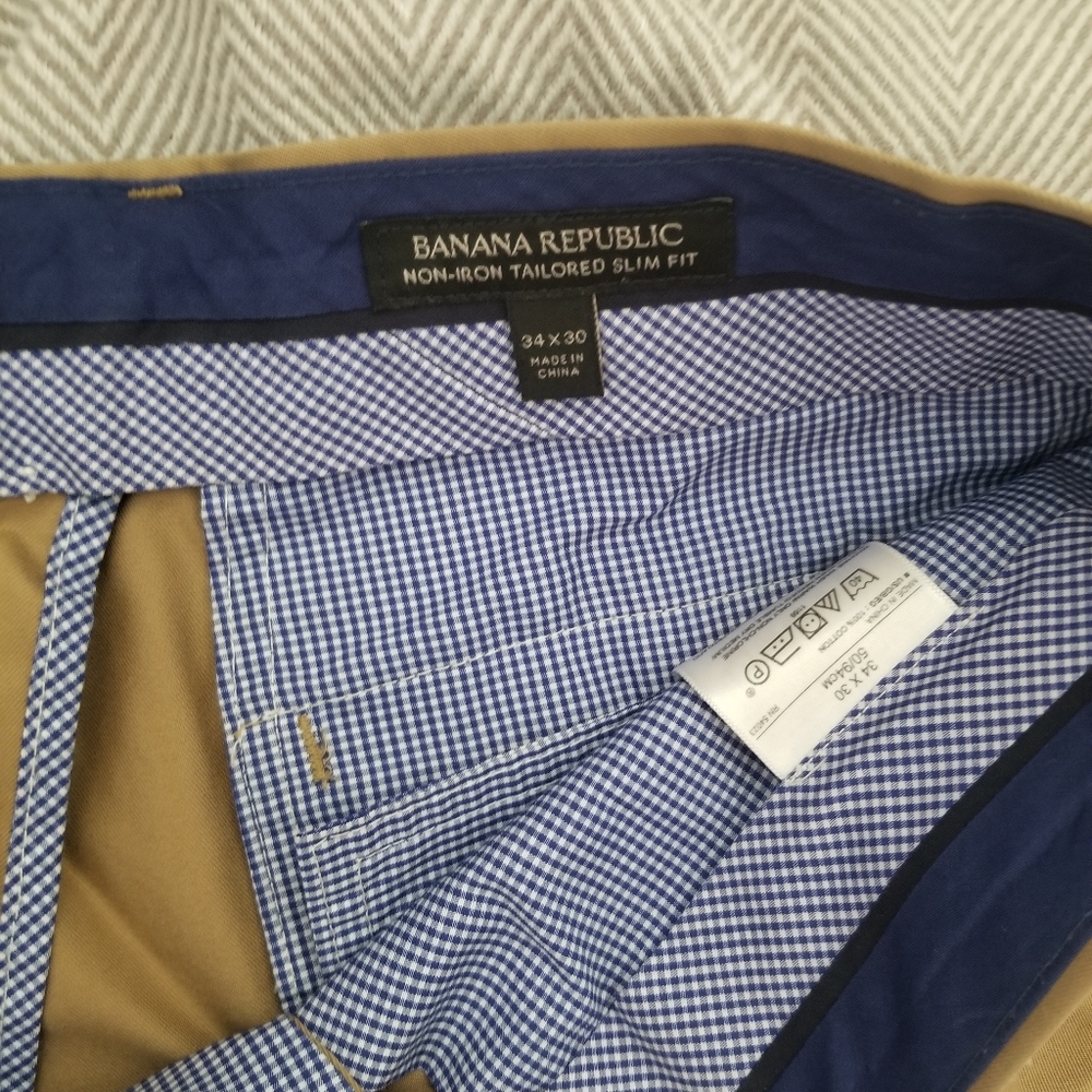 Banana republic khaki slacks